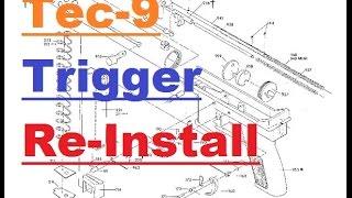 Tec-9 trigger assembly Fire control group how to install