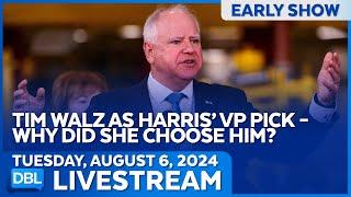 Tim Walz Is Kamala Harris' VP Pick -  Why?