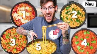 5 Blitzrezepte aus einer Pfanne – Perfekt für stressige / faule Tage!