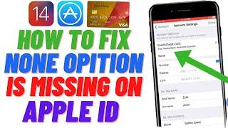 How To Enable Missing None Opition in Apple iD Payment (Fixed None Opition In Apple iD ) Latest 2021