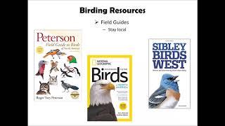 Beginner Birding Webinar Series: Part 3