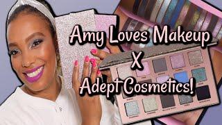 @AmyLovesMakeup X Adept Cosmetics Collab Palette! | A Cool Tone Dream! | Three Looks