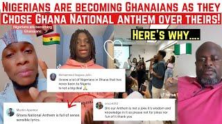 NIGERIANS ARE BECOMING GHANAIANS AS THEY CHOSE GHANA NATIONAL ANTHEM OVER THEIRS!