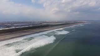 Landing at Sendai International airport