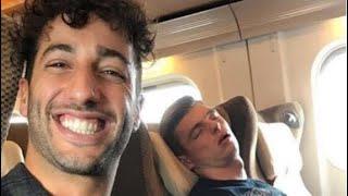 Daniel Ricciardo and  Max Verstappen FUNNY MOMENTS