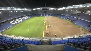 Time-lapse del cambio de césped de ABANCA-Riazor