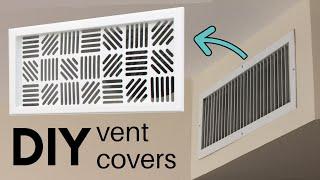 Replace Your UGLY Vent Covers | EASY DIY