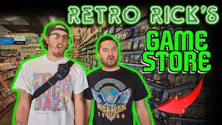 I Visit RETRO RICK'S New GAME STORE