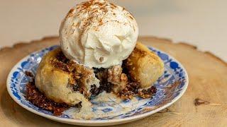 Baklava Cinnamon Rolls (Easy Version with Puff Pastry!)