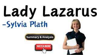 Lady Lazarus Summary & Analysis #poem #poetryanalysis