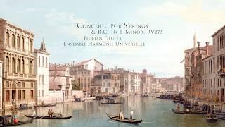 Concerto for Strings in E Minor, RV275 | Antonio Lucio Vivaldi