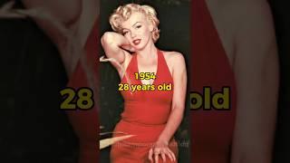 MARILYN MONROE DEVOLUTION ️ (1962-1947) #shorts