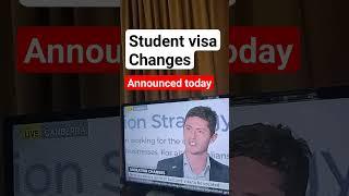 Student Visa Changes - Migration Changes #australianvisa #studentvisa #englishtest  #channel9