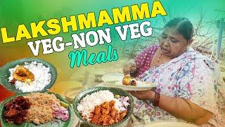 Cheapest RoadSide Unlimited Meals | Indian Street Food | #Meals #Vegmeals #NonVegMeals #FoodBucket