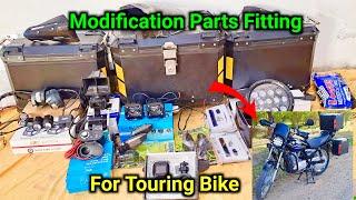 Suzuki G S 150 Convert To Touring Bike || All Modification Parts Fitting Suzuki GS 150