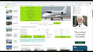 How To Use Globalair.com's Aircraft for Sale Page