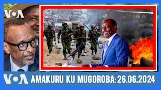 AMAKURU KU MUGOROBA:26.06.2024 Ijwi Ry'AMERIKA #diane NININAHAZWE #burundi #congo #uganda #rwanda