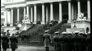 Former U.S. President William Howard Taft's funeral in Washington DC. HD Stock Footage