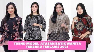 Model Atasan Batik Formal Wanita Yang Cocok Untuk Ngantor