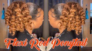 Flexi Rod Ponytail | Natural Hairstyles | Mia Ashanti .