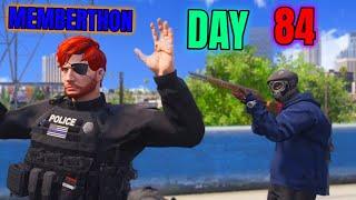 Destroyin The Police In GTA 5 RP - Memberthon Day 84