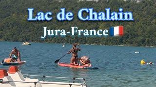 Lac de Chalain France  walk tour 4k