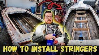 [Full Video] Jet Boat Stringer Installation. Start to Finish…