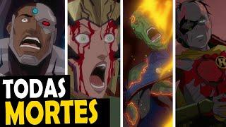 TODAS 37 MORTES DE LIGA DA JUSTIÇA SOMBRIA: GUERRA APOKOLIPS