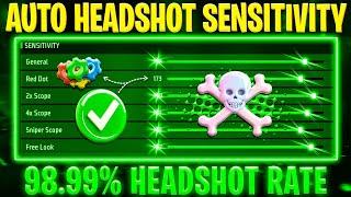 (Auto Headshot Sensitivity Setting) Free Fire  | New Headshot Sensitivity | One Tap Headshot Trick