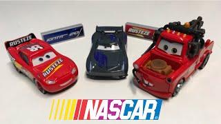 Mattel Pixar Cars 2021 NASCAR Racers (McQueen, Jackson Storm & Mater) Die-casts