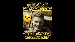 Ginger Baker: Dads secret letter #shorts #gingerbaker #dad