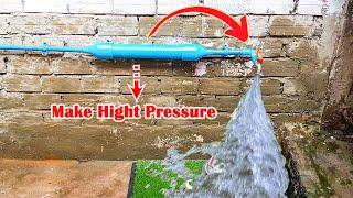 Amazing Idea to fix PVC pipe low pressure most people don't know #PVC #freeenergywaterpump
