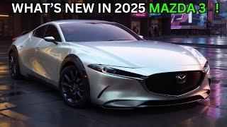 The All-New 2025 Mazda 3 Redesign : Style and Performance Combined