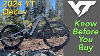 Review and purchase guidance for 2024 YT Decoy eMtb