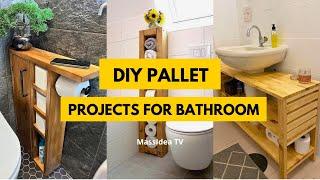 100+ DIY Pallet Projects For Your Bathroom