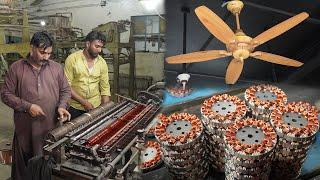 Amazing Process of Making Royal Ceiling Fans Inside The Factory || Production Line of Ceiling fans.