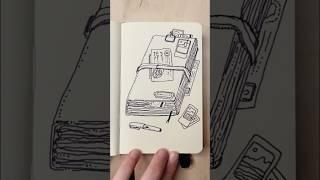 Ink with me! #journal #inktober #art #sketch #drawing #timelapse #ink #howtodraw #journaling