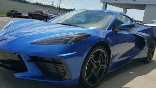 C8 Corvette in Elkhart Lake Blue. our first C8 delivery from back in 2021. #corvette #cars