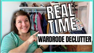 Let's Declutter My Wardrobe in REAL TIME!