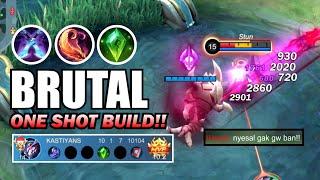 DAMAGE DILUAR NALAR LAWAN APAPUN AUTO DIBANTAI!! REVAMP ZHASK NEW BEST BUILD EMBLEM TOP GLOBAL 2024