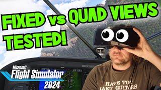 I'm DISSAPOINTED! QUAD Views DFR vs FIXED Foveated TESTED! OG Pimax Crystal - MSFS 2024 SU2 BETA