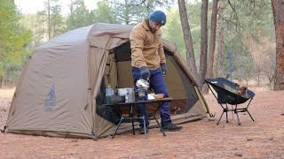 Solo Camping In Forest, Cooking In The Wild, Relaxing ASMR