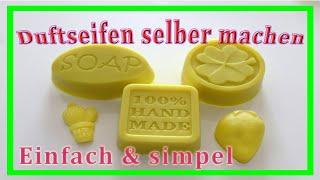 DIY | Selber SEIFE machen | Geschenk-Idee | Ohne Lauge