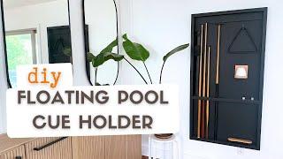 DIY Floating Pool Cue Holder (Rack)