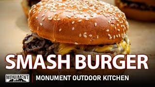 Smash Burgers on Smart Denali 605 l Monument Outdoor Kitchen