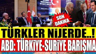 *sondakika* TÜRKLER NİJER'DE.. MUHTEŞEM ÇIKARMA.. - beyaz saray: Türkiye-Suriye barışmasın..