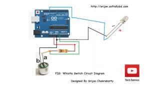 How to Make whistle activated light switch with Arduino    DIY Sound Activated Switch