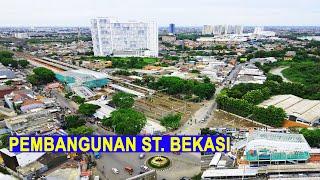 PROGRES REVITALISASI STASIUN BEKASI UPDATE DESEMBER 2020 HAMPIR RAMPUNG | VIEW DRONE & GOPRO | 4K⁶⁰