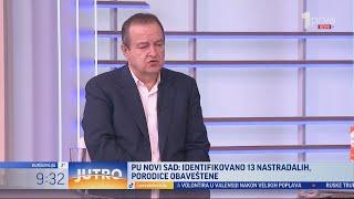 Ivica Dačić o tragediji u kojoj se obrušila nadstrešnica Železničke stanice u Novom Sadu-JUTRO