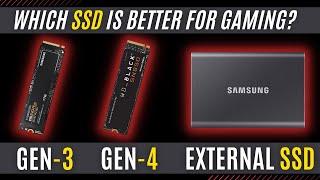 Gaming Speed Test : Gen 3 vs Gen 4 vs External SSD